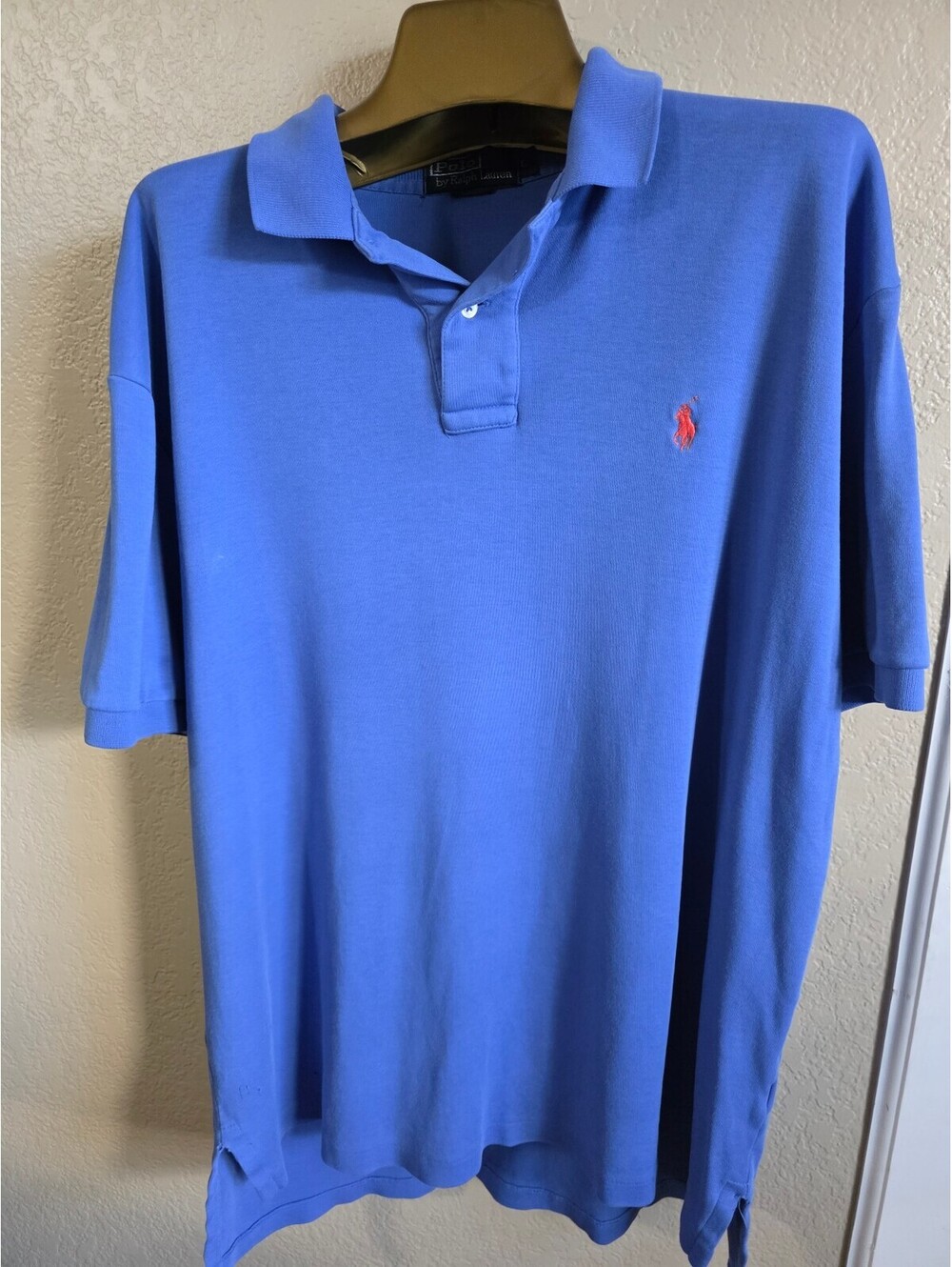 Polo Ralph Lauren Classic Fit Blue Polo Shirt Large